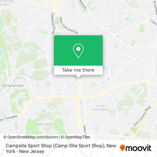 Campsite Sport Shop (Camp-Site Sport Shop) map