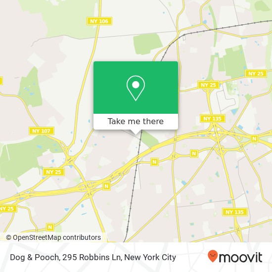 Mapa de Dog & Pooch, 295 Robbins Ln