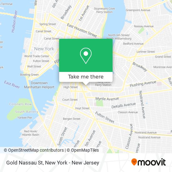 Gold Nassau St map