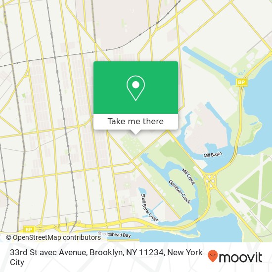 33rd St avec Avenue, Brooklyn, NY 11234 map