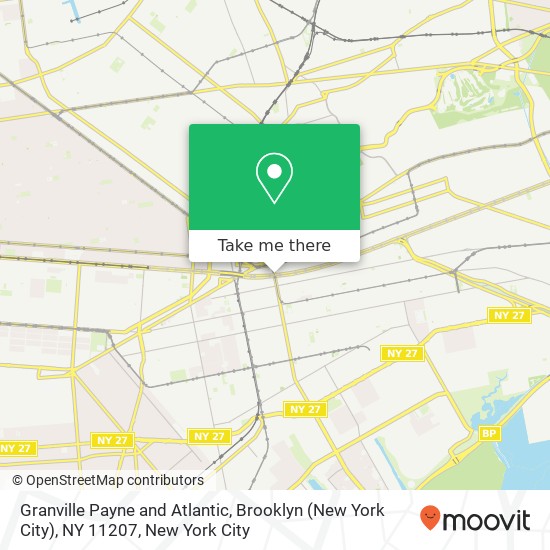 Mapa de Granville Payne and Atlantic, Brooklyn (New York City), NY 11207