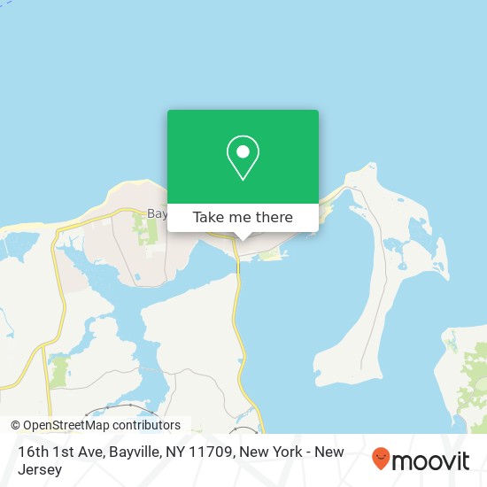 Mapa de 16th 1st Ave, Bayville, NY 11709