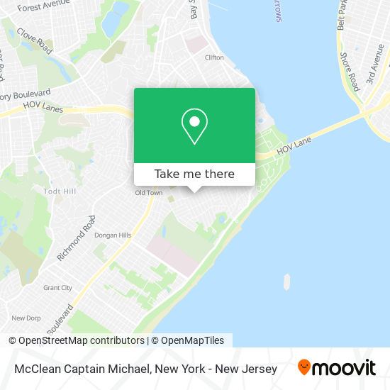 Mapa de McClean Captain Michael