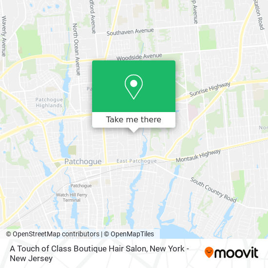 Mapa de A Touch of Class Boutique Hair Salon