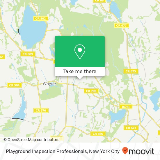 Playground Inspection Professionals map