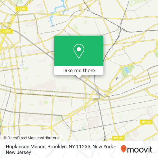 Hopkinson Macon, Brooklyn, NY 11233 map