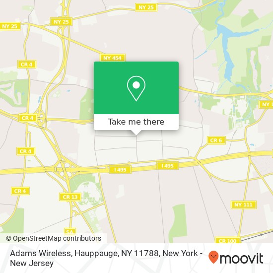 Adams Wireless, Hauppauge, NY 11788 map