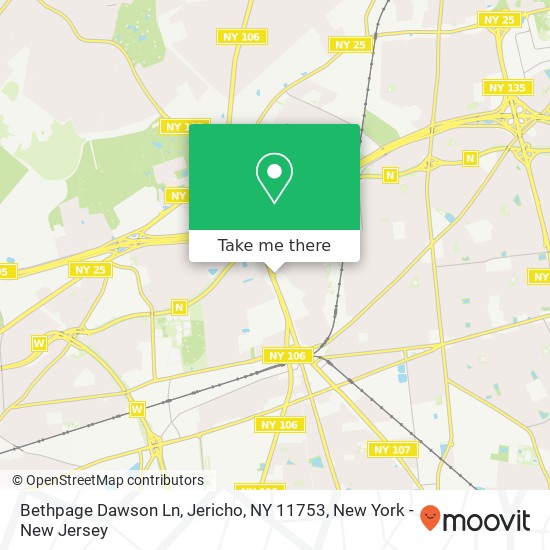 Bethpage Dawson Ln, Jericho, NY 11753 map