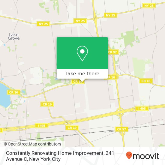 Constantly Renovating Home Improvement, 241 Avenue C map