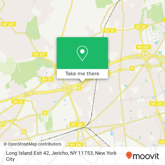 Long Island Exit 42, Jericho, NY 11753 map