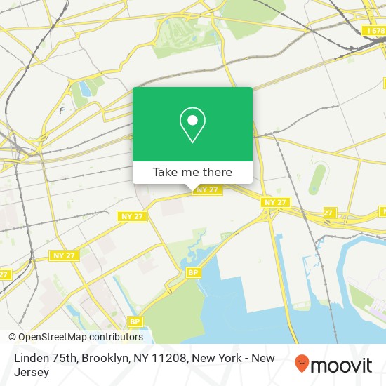 Linden 75th, Brooklyn, NY 11208 map