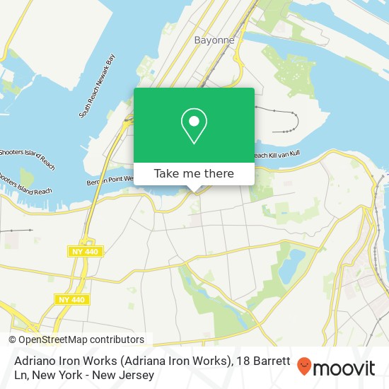 Adriano Iron Works (Adriana Iron Works), 18 Barrett Ln map