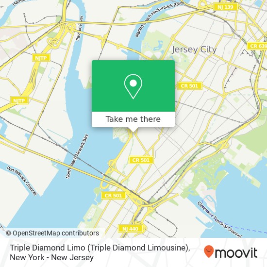 Mapa de Triple Diamond Limo (Triple Diamond Limousine)