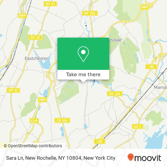 Sara Ln, New Rochelle, NY 10804 map