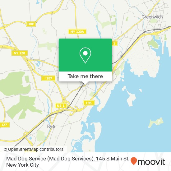 Mapa de Mad Dog Service (Mad Dog Services), 145 S Main St