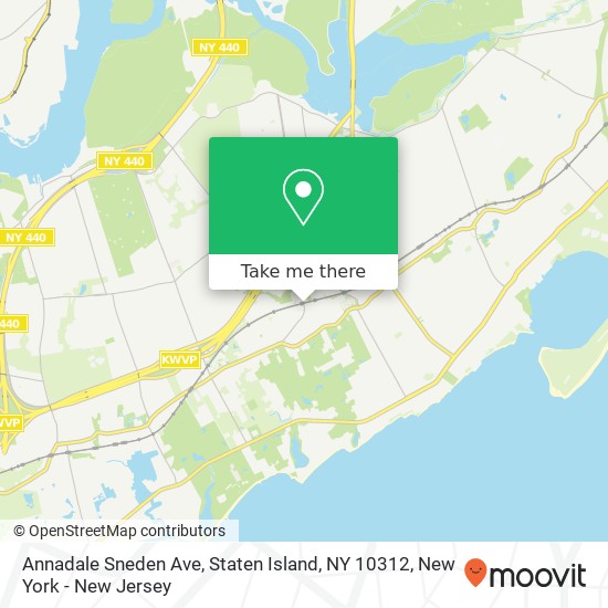 Annadale Sneden Ave, Staten Island, NY 10312 map