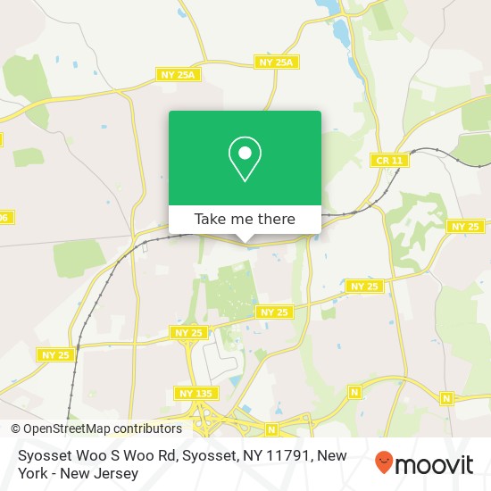 Syosset Woo S Woo Rd, Syosset, NY 11791 map