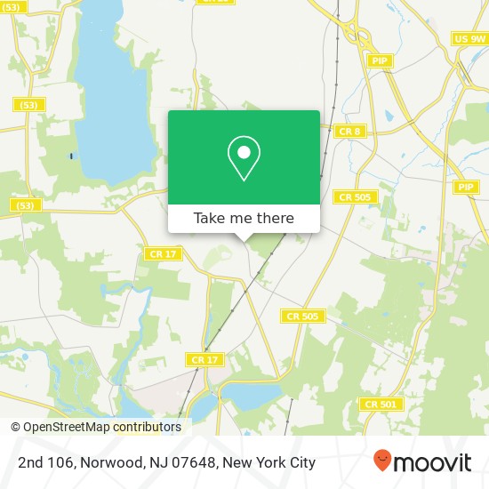 2nd 106, Norwood, NJ 07648 map