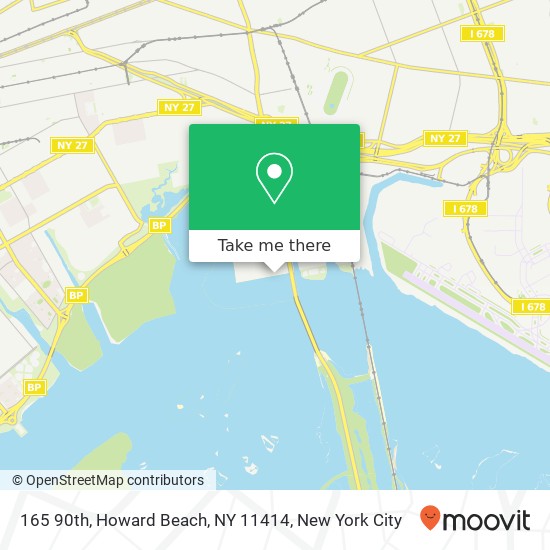 165 90th, Howard Beach, NY 11414 map