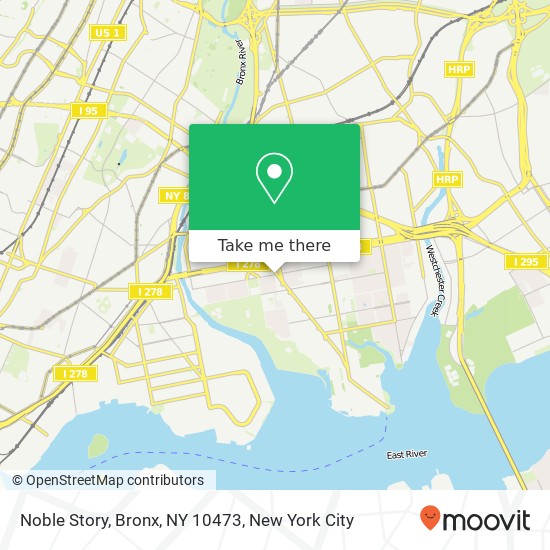 Mapa de Noble Story, Bronx, NY 10473