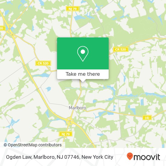 Mapa de Ogden Law, Marlboro, NJ 07746