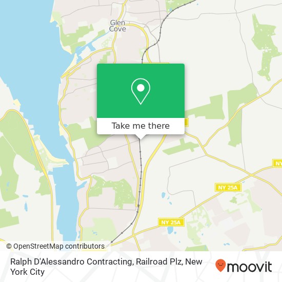 Ralph D'Alessandro Contracting, Railroad Plz map