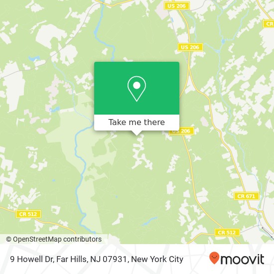 9 Howell Dr, Far Hills, NJ 07931 map