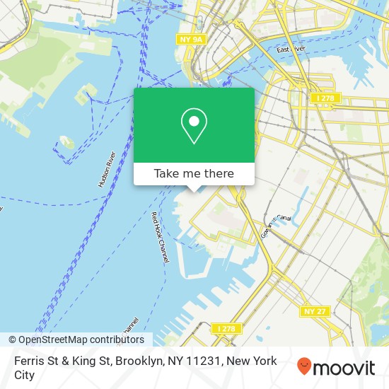 Ferris St & King St, Brooklyn, NY 11231 map