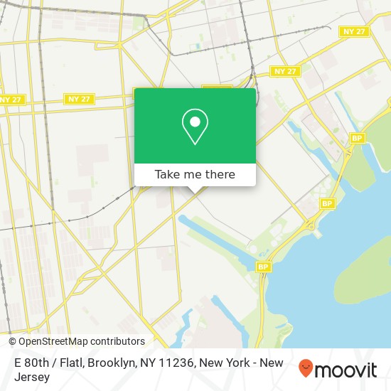 E 80th / Flatl, Brooklyn, NY 11236 map