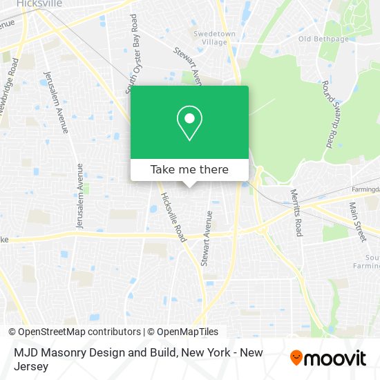 MJD Masonry Design and Build map