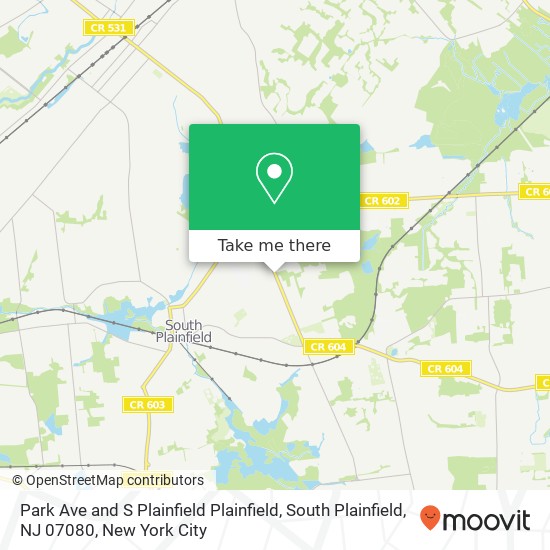Park Ave and S Plainfield Plainfield, South Plainfield, NJ 07080 map