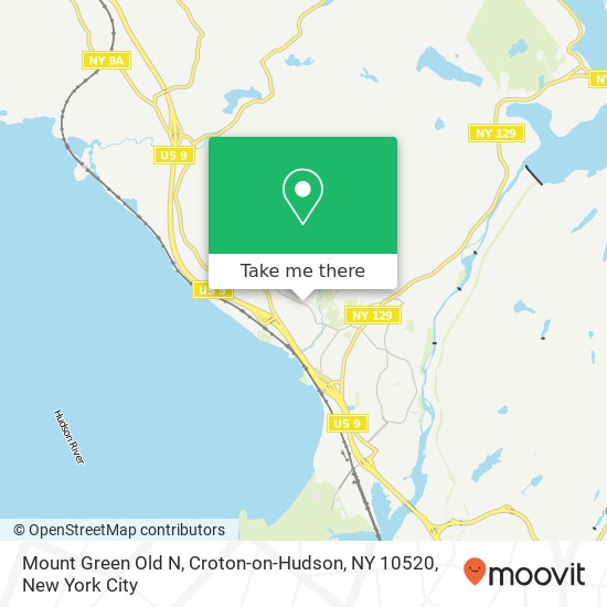 Mapa de Mount Green Old N, Croton-on-Hudson, NY 10520