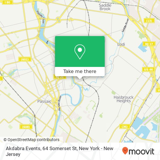 Akdabra Events, 64 Somerset St map