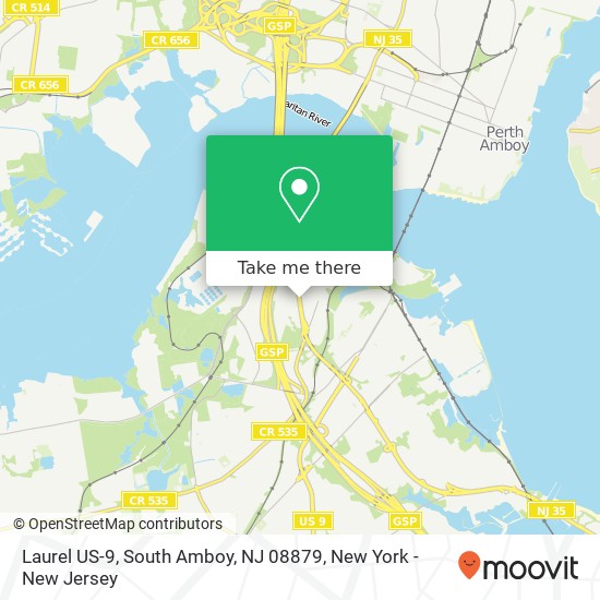 Laurel US-9, South Amboy, NJ 08879 map