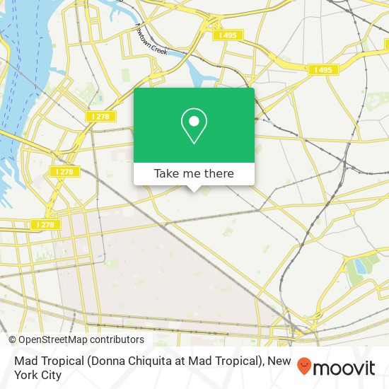 Mad Tropical (Donna Chiquita at Mad Tropical) map