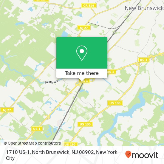 1710 US-1, North Brunswick, NJ 08902 map