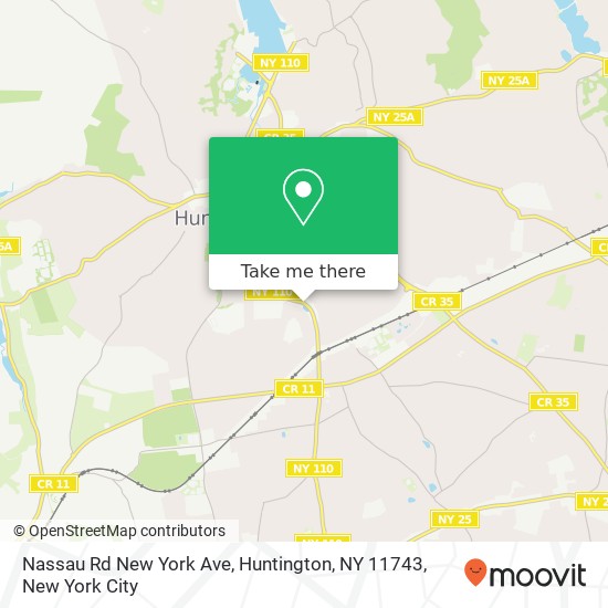Nassau Rd New York Ave, Huntington, NY 11743 map
