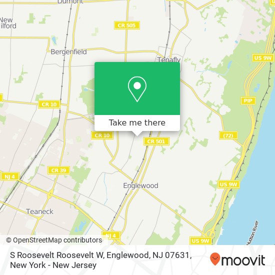 S Roosevelt Roosevelt W, Englewood, NJ 07631 map