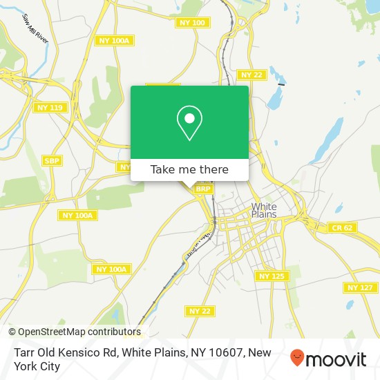 Tarr Old Kensico Rd, White Plains, NY 10607 map
