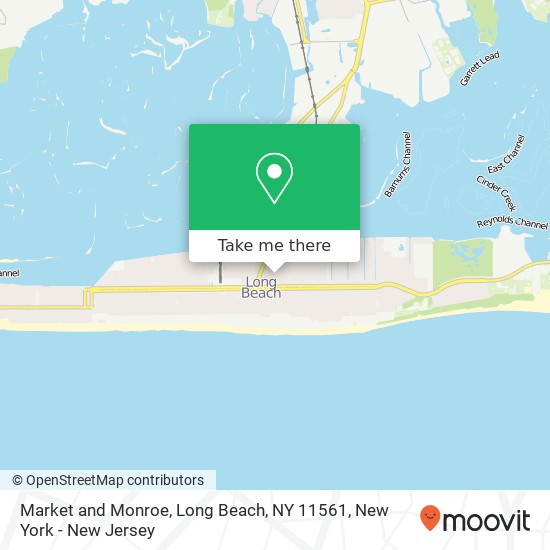 Mapa de Market and Monroe, Long Beach, NY 11561