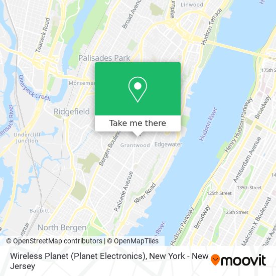 Wireless Planet (Planet Electronics) map