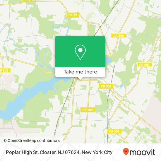 Poplar High St, Closter, NJ 07624 map