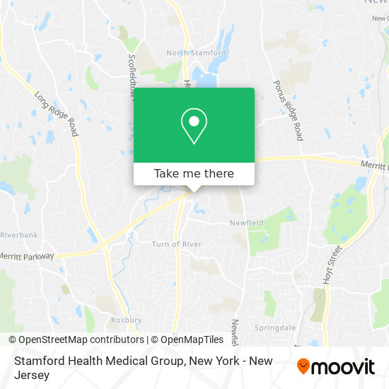 Mapa de Stamford Health Medical Group