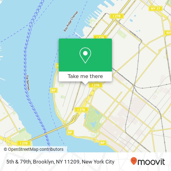5th & 79th, Brooklyn, NY 11209 map