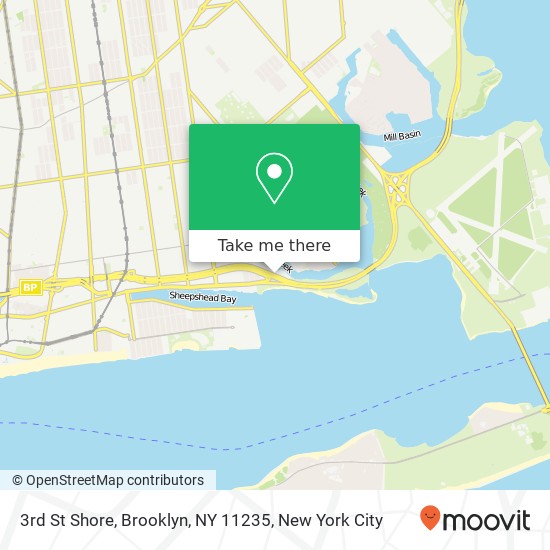 3rd St Shore, Brooklyn, NY 11235 map