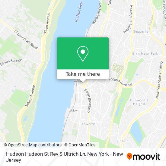 Mapa de Hudson Hudson St Rev S Ultrich Ln