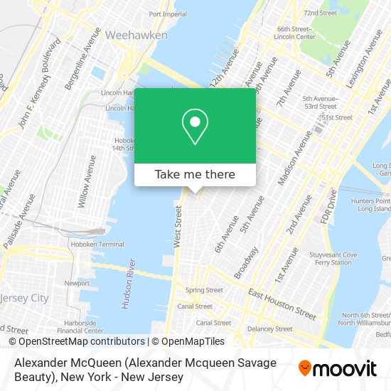 Alexander McQueen (Alexander Mcqueen Savage Beauty) map