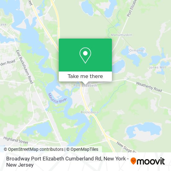 Broadway Port Elizabeth Cumberland Rd map
