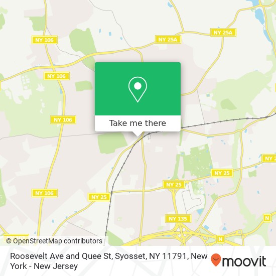 Roosevelt Ave and Quee St, Syosset, NY 11791 map