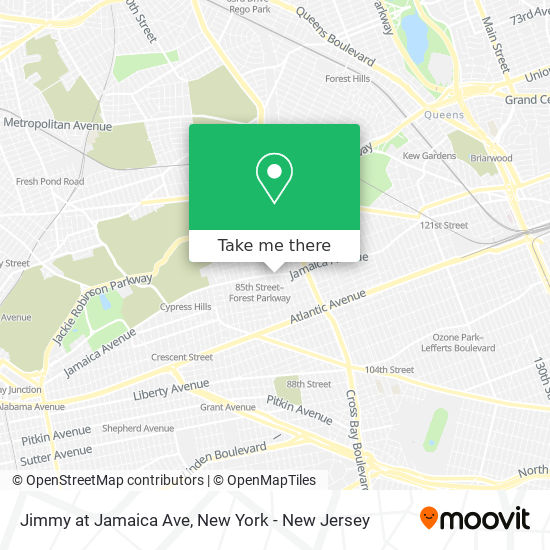 Jimmy at Jamaica Ave map